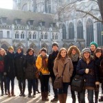 Devant la cathédrale de Rouen