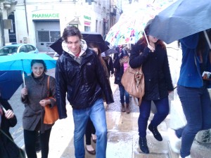 Pluie sur Arles