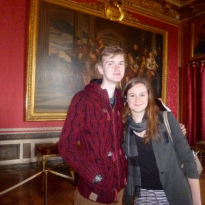 Douglas et sa soeur en visite à Paris
