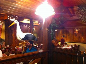 Restaurant strasbourgeois et sa cigogne